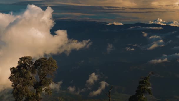 Nationaal Park Irazu Vulkaan Costa Rica Uitzicht — Stockvideo