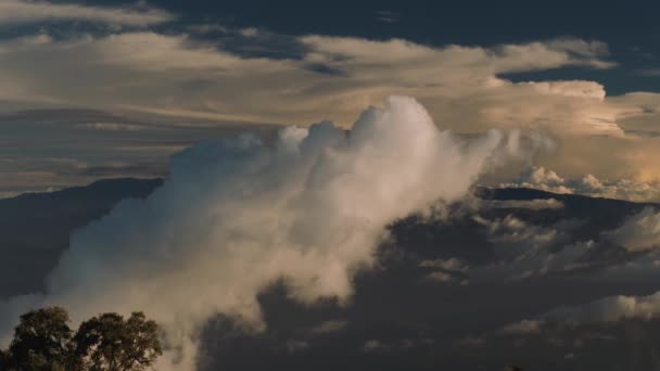 Nationaal Park Irazu Vulkaan Costa Rica Uitzicht — Stockvideo