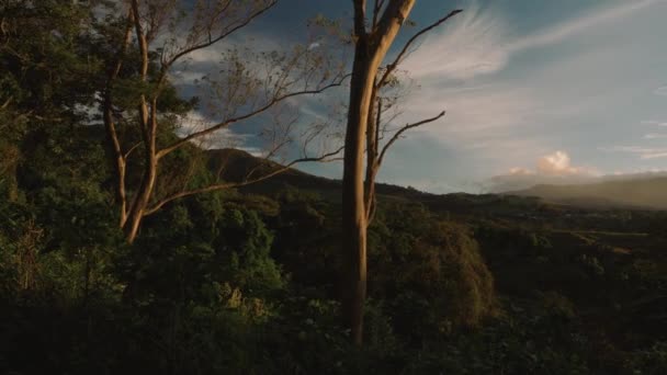 Pemandangan Indah Dari Dataran Tinggi Kosta Rika — Stok Video