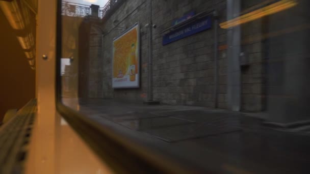 Trem Paris Para Versalhes França — Vídeo de Stock