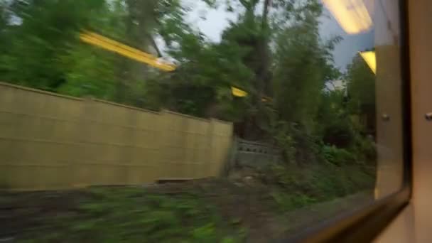 Conducir Tren Desde París Versalles Francia — Vídeos de Stock
