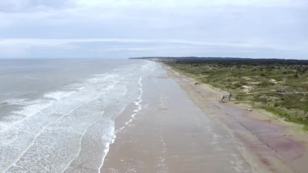 ノルマンディーの海岸 フランス — ストック動画