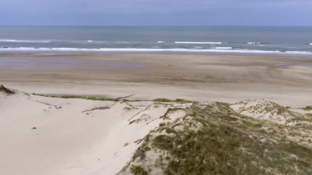 Aerial Coast Normandie Franciaország — Stock videók