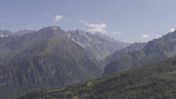 格鲁吉亚Kabardino自然保护区空中 — 图库视频影像