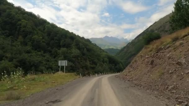 Conducir Offroad Parque Nacional Vashlovani Georgia — Vídeos de Stock