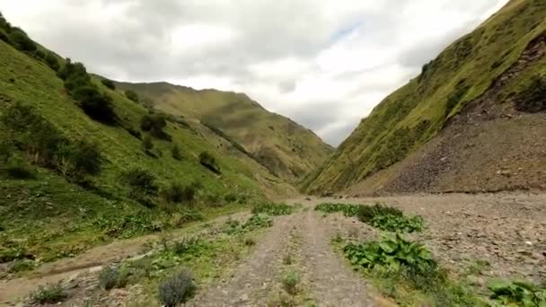 Gürcistan Daki Vashlovani Ulusal Parkı Nda Offroad Sürüş — Stok video
