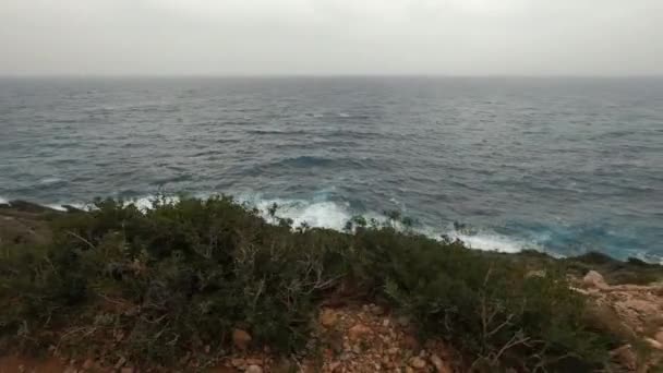 Guidare Rotta Costiera Sul Peloponneso Meridionale Grecia — Video Stock