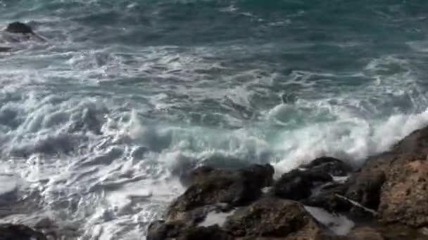 Aerial Wzdłuż Wybrzeży Peloponezu Grecja — Wideo stockowe