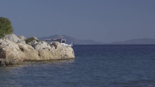 ギリシャ ギリシャ フィッシャー ボート ギリシャ — ストック動画