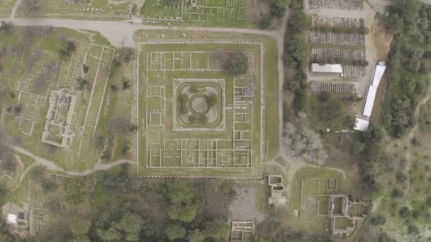 Aerial Ancient Olympia Peloponnes Görögország — Stock videók