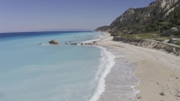 Avali Beach View Grécia — Vídeo de Stock