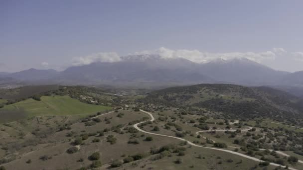 Areal Jurul Muntelui Olympus Grecia — Videoclip de stoc