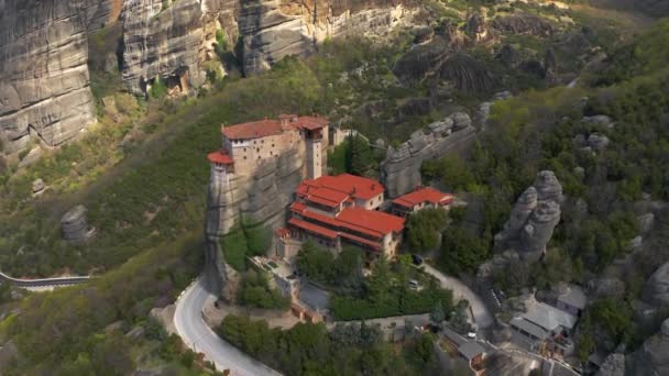Monastères Des Météores Grèce Version Graduée Stabilisée — Video