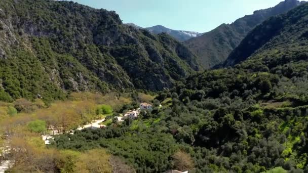 Acheron River Canyon Epirus Greece — Stock Video