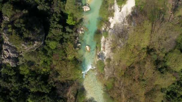 Sungai Acheron Dan Canyon Epirus Yunani — Stok Video