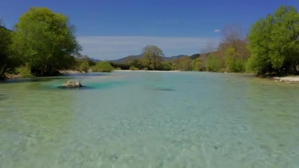 アーチャロン川とキャニオン エピロス ギリシャ — ストック動画