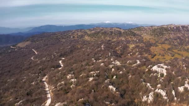 Hava Taş Ormanı Vikos Boğazı Yunanistan Derecelendirilmiş Sabitlenmiş Sürüm — Stok video