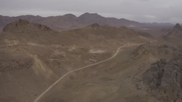 伊朗空中 石滩和山脉 — 图库视频影像