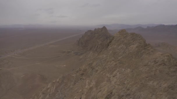 Aérea Desierto Piedra Montañas Irán — Vídeos de Stock