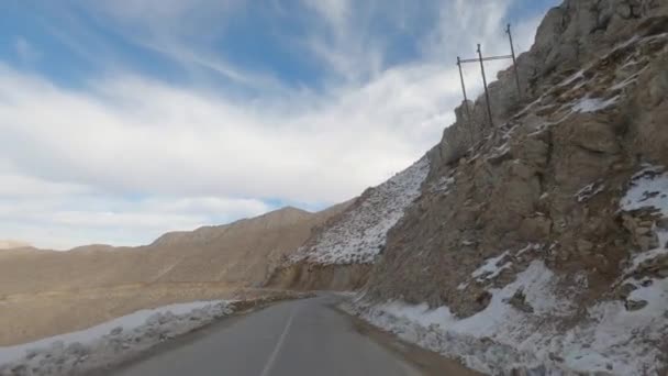 Οδήγηση Ορεινό Δρόμο Προς Hawraman Valley Ιράν — Αρχείο Βίντεο