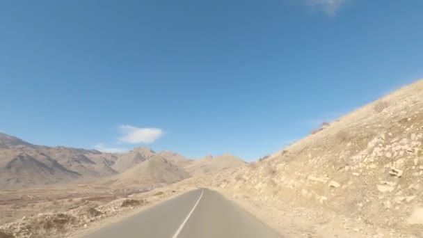 Řízení Horské Silnice Hawraman Valley Írán — Stock video