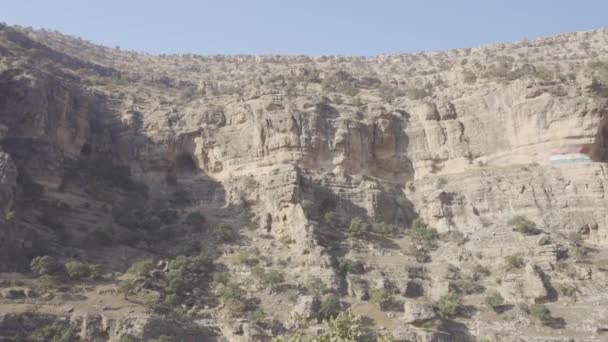 Пещеры Чами Разан Курдистан Ирак — стоковое видео