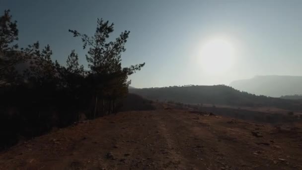 Conduite Travers Beau Paysage Des Montagnes Kurdistan Irak — Video