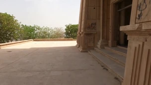 Palast Saddam Husseins Babylon Irak Orientalisch Arabischer Baustil — Stockvideo