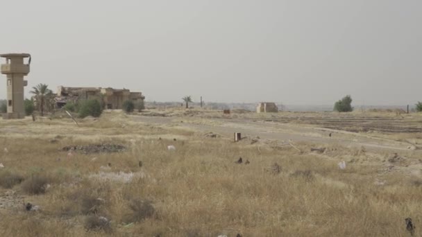 被毁的伊拉克提克里特政府特区 — 图库视频影像