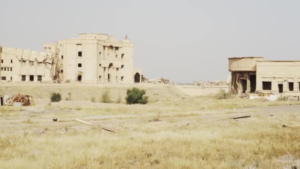 イラクのティクリットの政府地区を破壊 — ストック動画