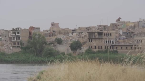 Terroristic Destruction Mossul Iraq — Stock Video