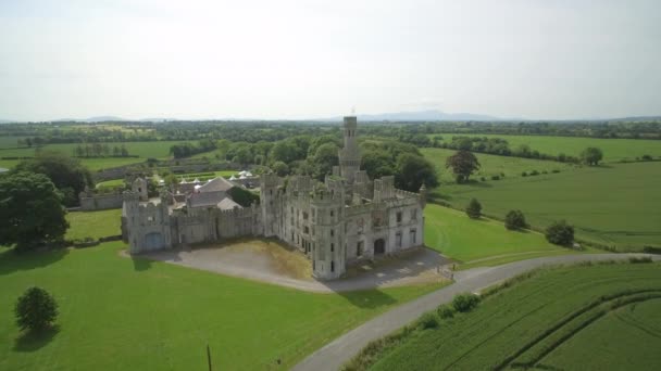 Aerial Ducketts Grove Gardens Contea Carlow Irlanda — Video Stock