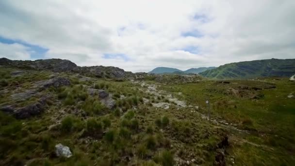 Aerial Barley Lake County Cork Irlandia — Stok Video
