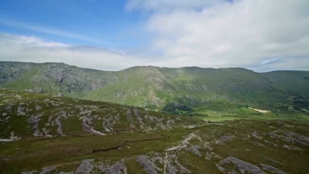 Antenne Gerst Lake County Cork Ierland — Stockvideo