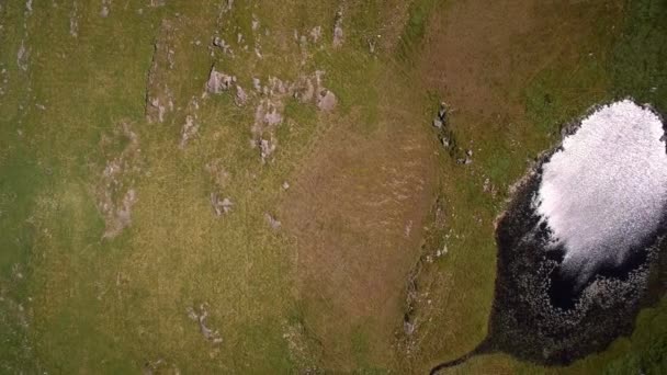 Molls Gap Hava Görüntüsü Kerry Ilçesi Rlanda — Stok video