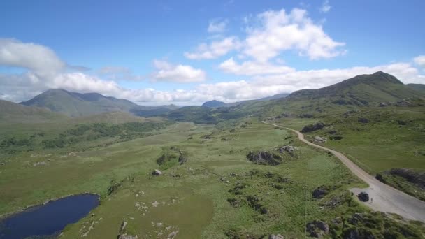 Вид Повітря Molls Gap Графство Керрі Ірландія — стокове відео