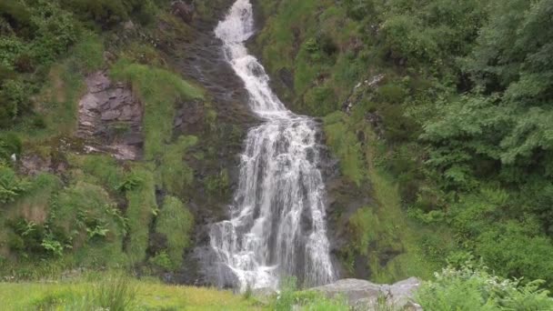 Beautiful Assaranca Waterfall County Donegal Ireland — Αρχείο Βίντεο
