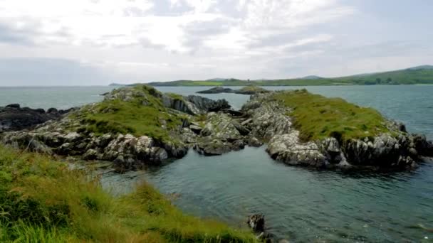 Coastline Altar Wedge Tomb County Cork Ireland — Stock video