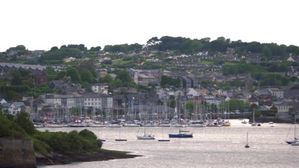 Kinsale Harbor County Cork Ireland — Stock Video