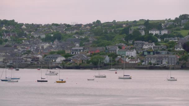Kinsale Harbor County Cork Ireland — 图库视频影像