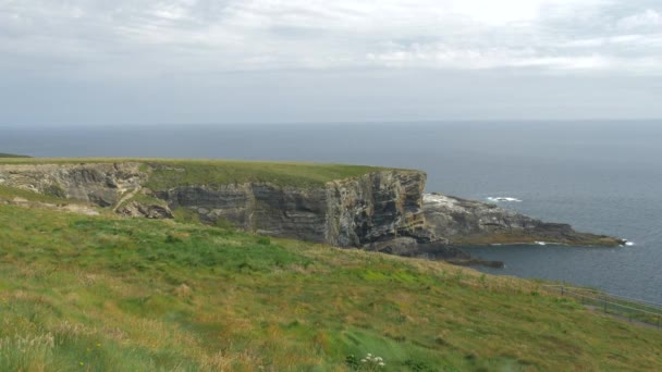 Vista Mizen Head Cliffs County Cork Irlanda — Vídeo de Stock