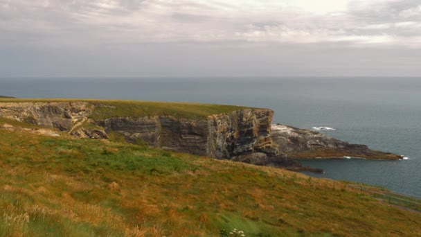 Zicht Mizen Head Cliffs County Cork Ierland — Stockvideo