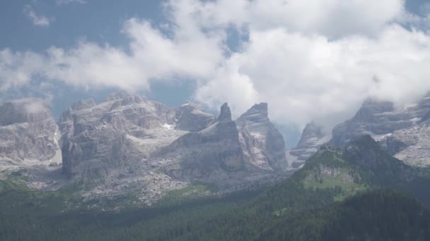 Vista Diurna Cordillera Italia — Vídeos de Stock