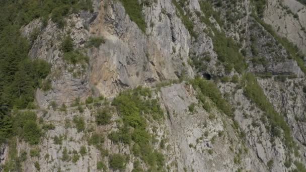 Vista Aérea Drones Montanhas San Lorenzo Banale Itália — Vídeo de Stock