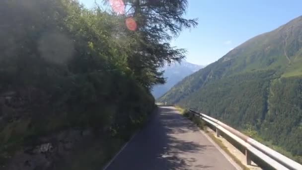 Droga Przez Piękne Włoskie Alpy — Wideo stockowe