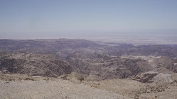 Tafila Region Ιορδανία Άποψη — Αρχείο Βίντεο