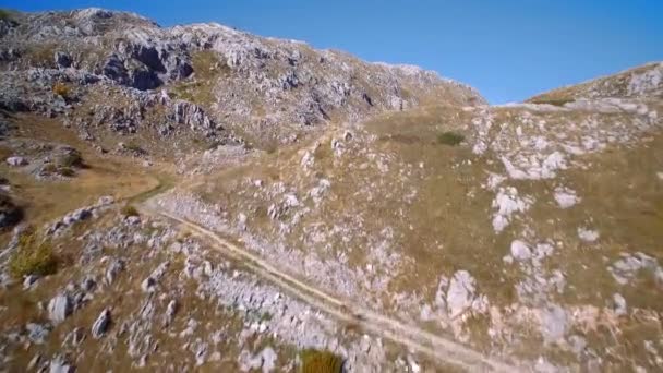 Aerial View Kuck Mountains Montenegro — Wideo stockowe