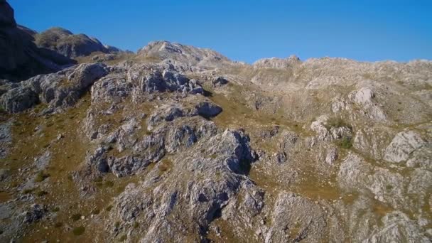 Aerial View Kuck Mountains Montenegro — Stok video