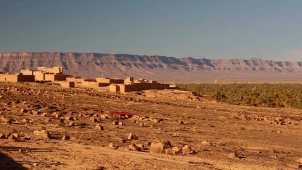 Tissergat Village Kasbah Ziwana Morocco — Stock Video