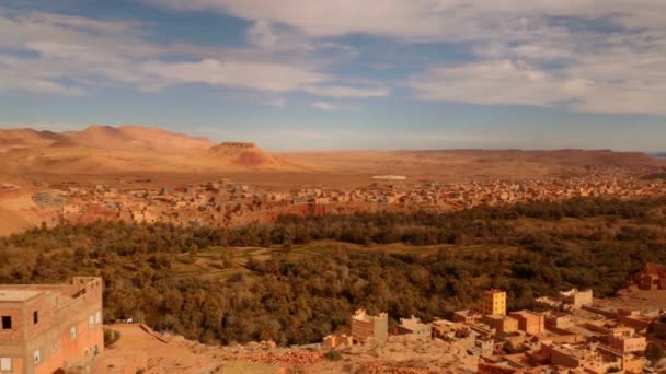 Село Ущелину Toudra Road Марокко — стокове відео